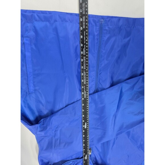 Elevate Mens Blue Long Sleeve Pockets Hooded Full Zip Windbreaker Jacket Sz XXL - Picture 7 of 7